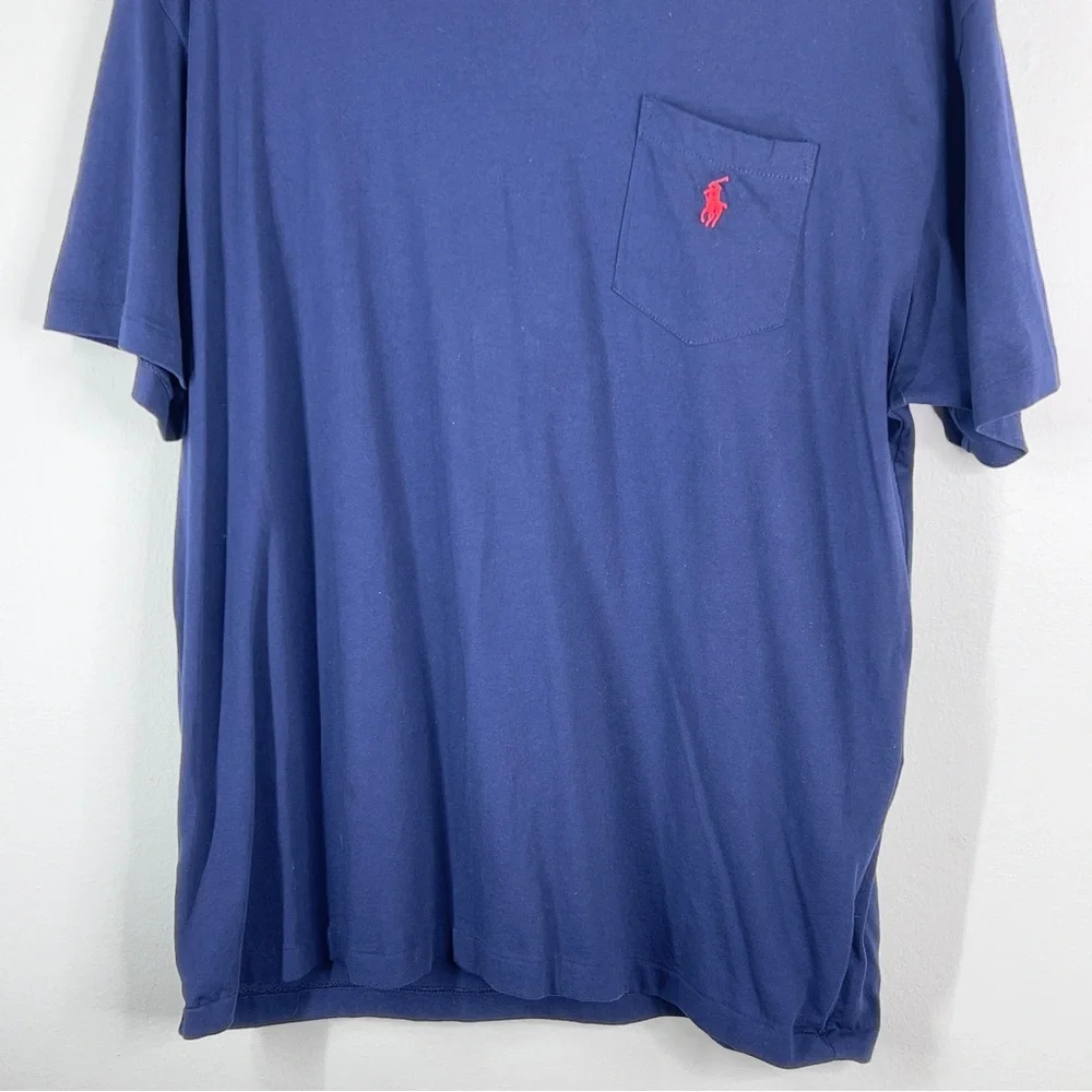 POLO RALPH LAUREN XL Blue Short Sleeve T shirt